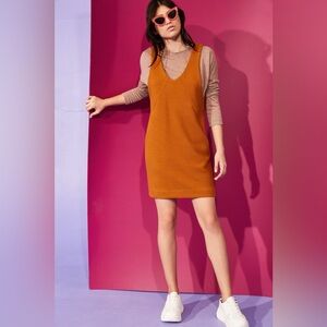 Eve Gravel Amama Dress in Ochre